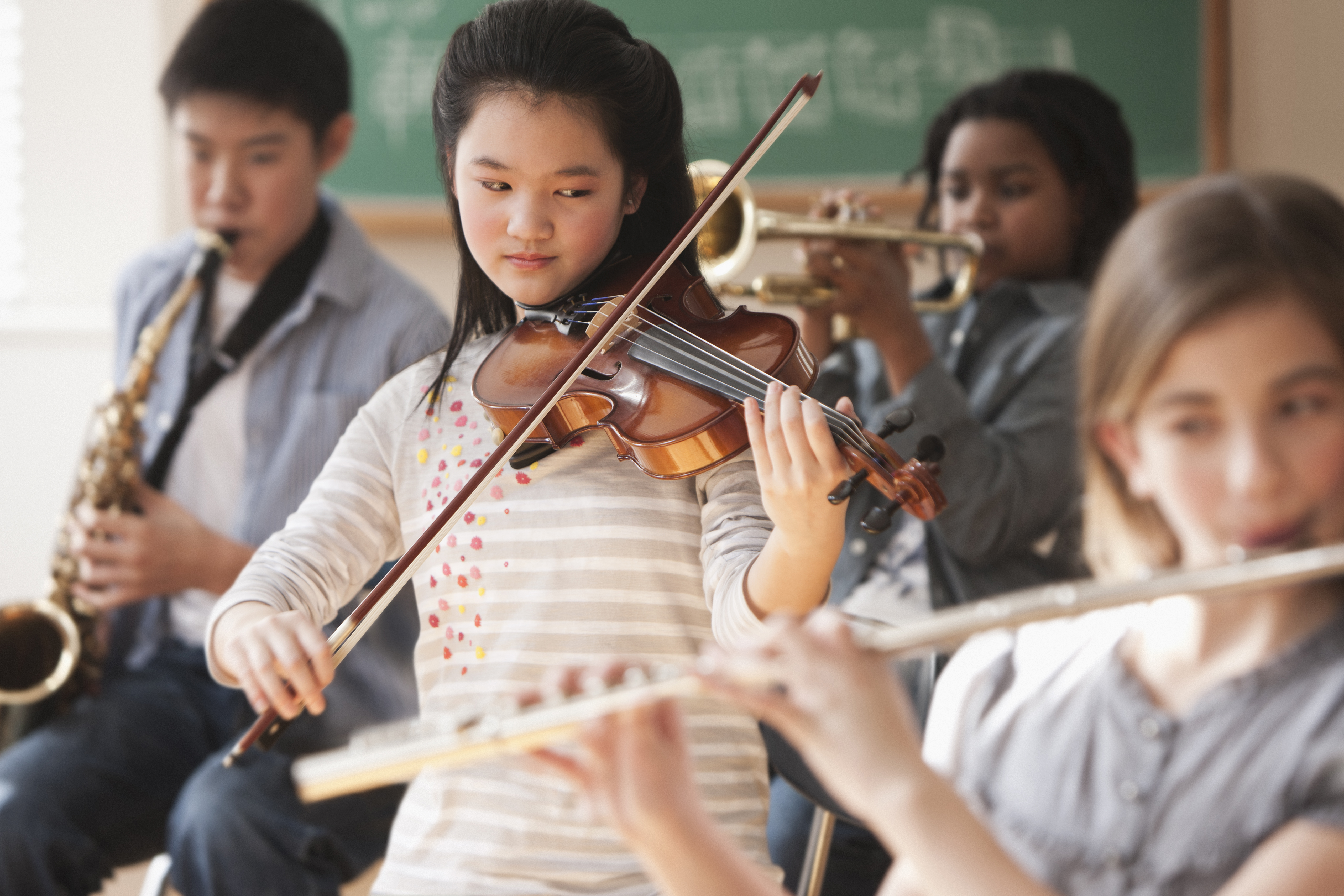 Asian Girl Violin