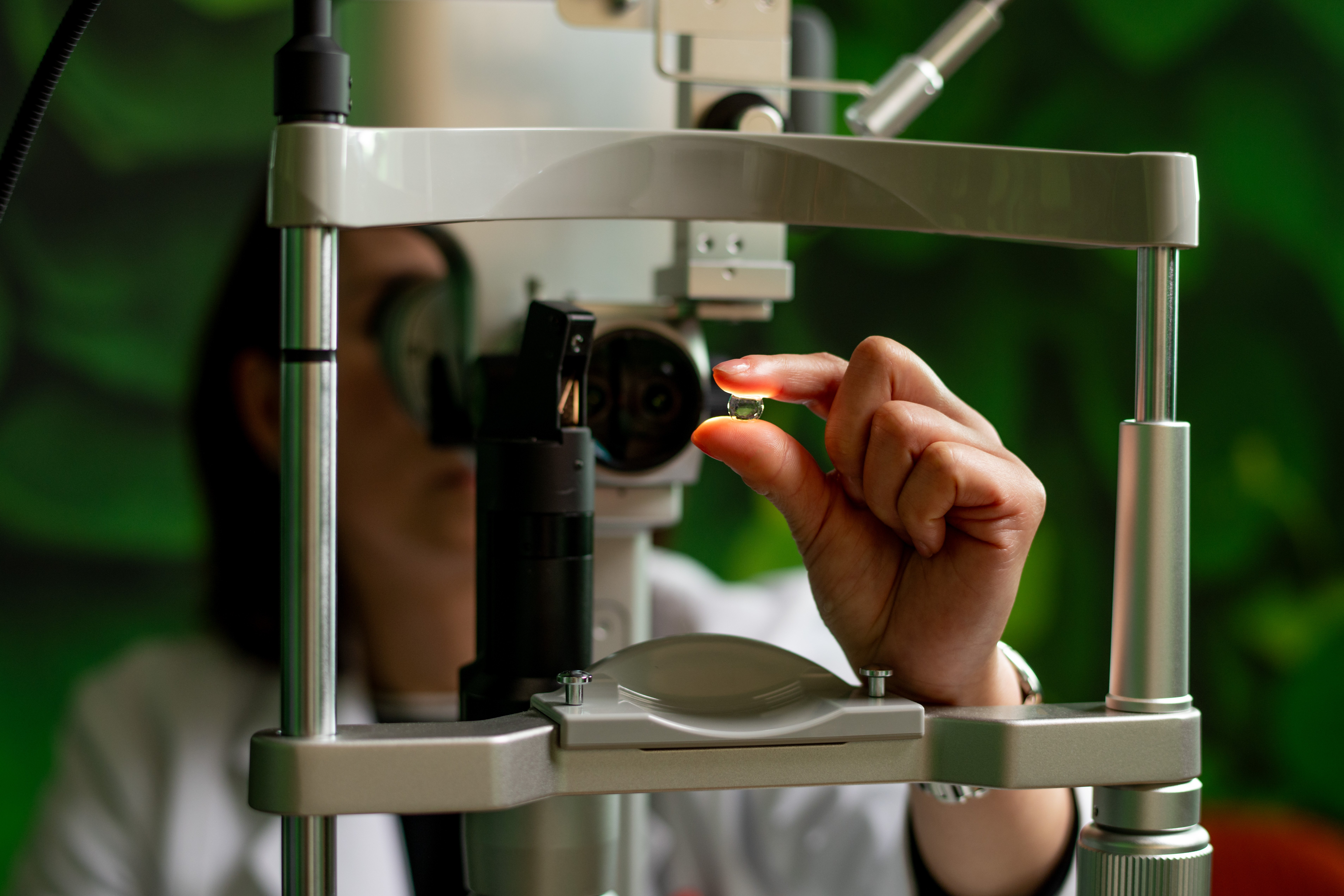 doctor-examining-a-contact-lense
