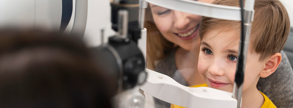 little-boy-undergoing-eye-exam