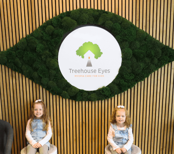 A display of myopia treatment options available at VisionQuest Eyecare in Greenwood, including MiSight lenses.