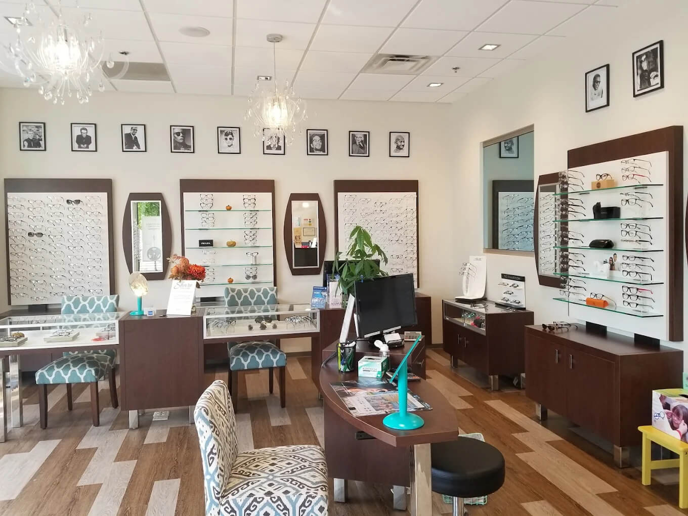 The interior of Clearfinity Eyecare Optometrist clinic, your trusted Treehouse Eyes provider in Lorton, VA.
