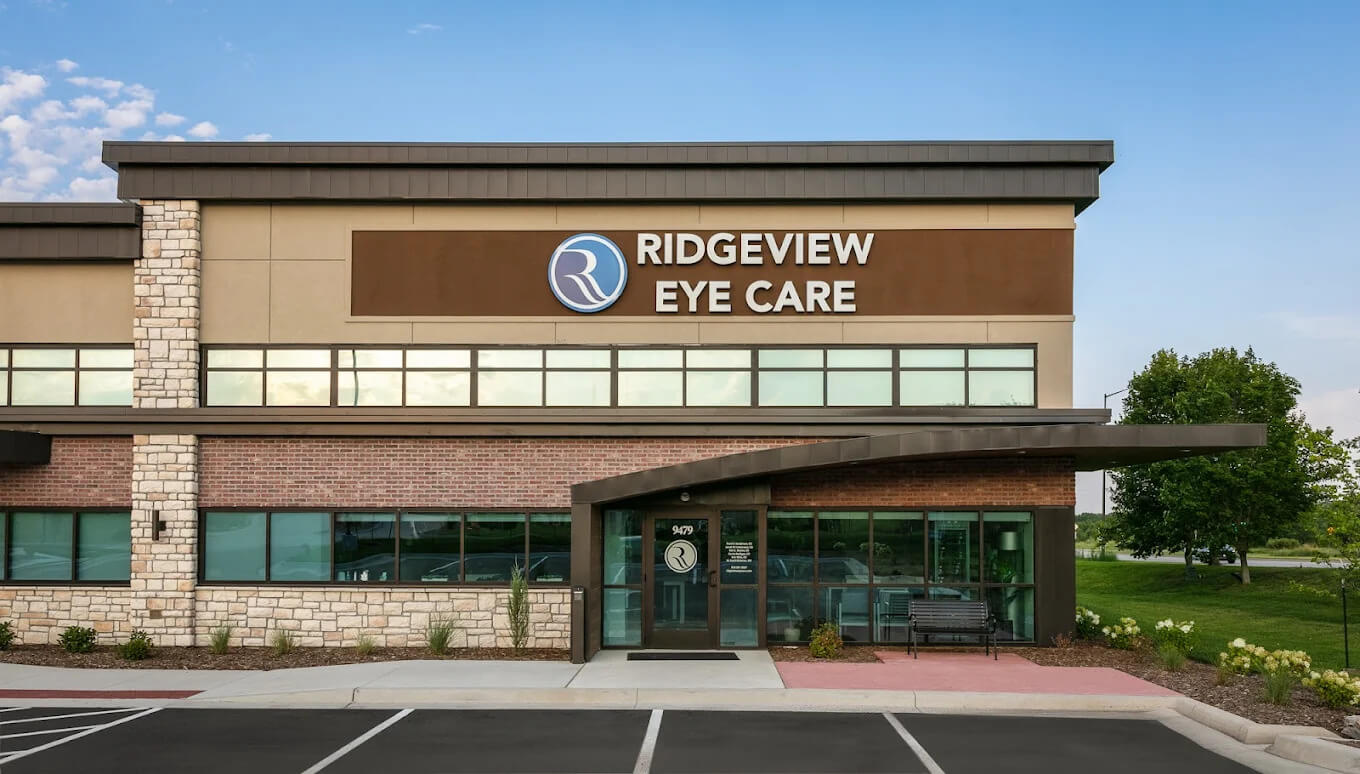 The Ridgeview Eye Care clinic, your trusted Treehouse Eyes provider in Lenexa, KS.