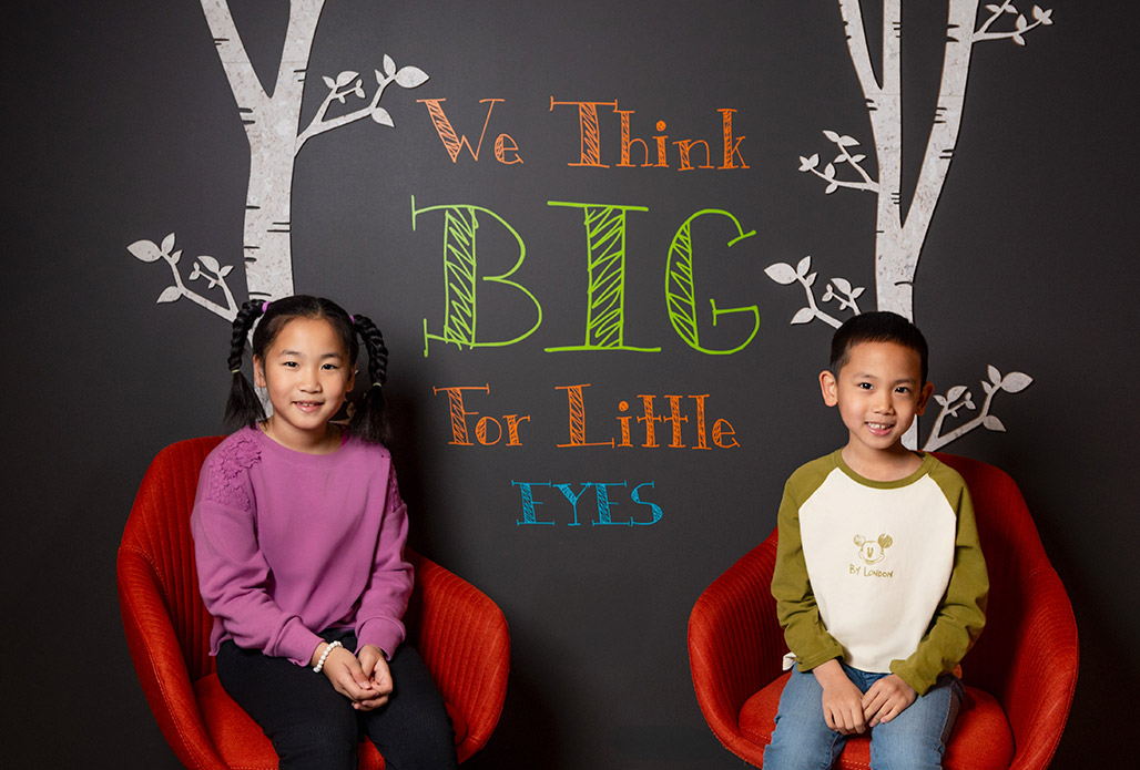 Kids in Treehouse Eyes myopia clinic